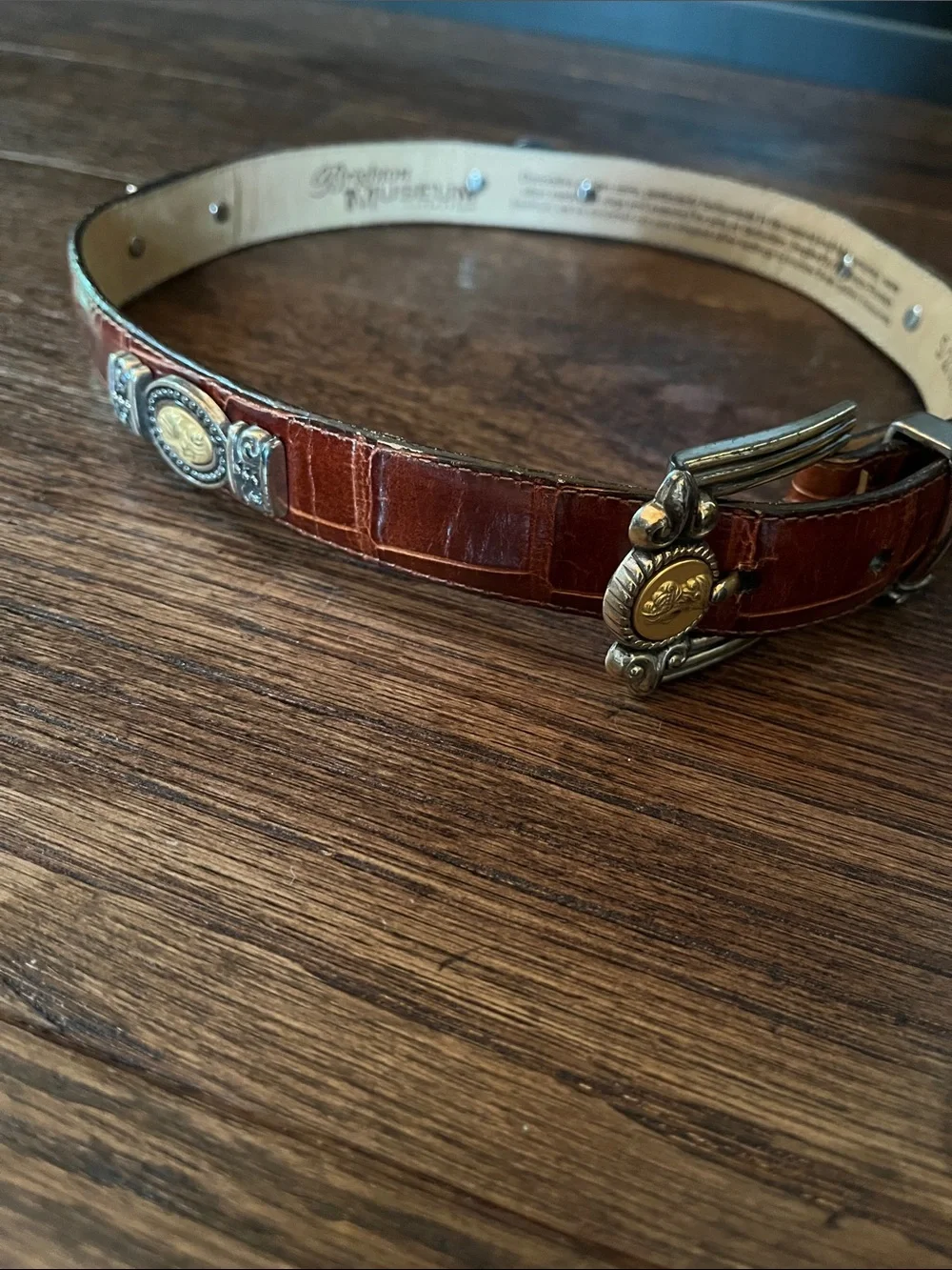Brighton Museum Collection brown belt size small.